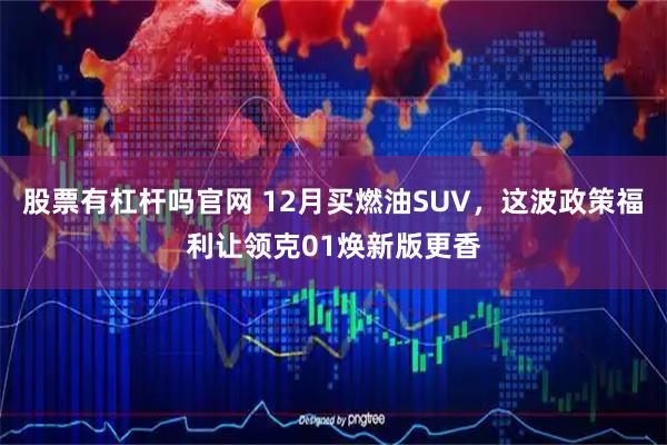 股票有杠杆吗官网 12月买燃油SUV,这波政策福利让领克01焕新版更香