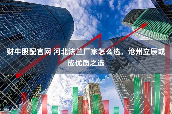 财牛股配官网 河北法兰厂家怎么选，沧州立辰或成优质之选